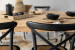 Clayden La Rochelle 8 Seater Square Dining Set 1.6m - Rustic Black 8 Seater Dining Sets - 5