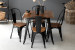 Odell Metal 4 Seater Dining Set - Matte Black All Dining Sets