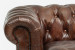 Jefferson Chesterfield Leather Armchair - Vintage Brown Armchairs - 5