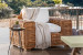 Portland Wicker Sofa Set Patio and Outdoor Lounge Furniture - 3