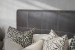 Spenser Grand Leather Headboard - King - Charcoal King Headboards - 3