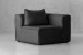 Montclair Modular - L-Shape Couch - Shadow Fabric Modular Couches - 8