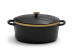 Nouvelle Cast Iron Oval Casserole-35cm-Matt Black Cookware - 4