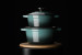 Nouvelle Cookware Set - Forest & Apron - Brown & Tan Nouvelle Cookware & Apron Sale - 3