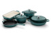 Nouvelle Cookware Set - Forest & Apron - Brown & Tan Nouvelle Cookware & Apron Sale - 1