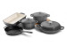 Nouvelle Cookware Set - Grey & Apron - Ash & Brown Nouvelle Cookware & Apron Sale - 1