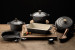 Nouvelle Cookware Set - Grey & Apron - Brown & Tan Nouvelle Cookware & Apron Sale - 2