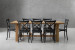 Cavern Durance 8-Seater Dining Set - 2.2m - Matt Black 8-Seater Dining Sets - 1