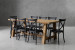 Cavern Durance 8-Seater Dining Set - 2.2m - Matt Black 8-Seater Dining Sets - 3