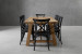 Cavern Durance 8-Seater Dining Set - 2.2m - Matt Black 8-Seater Dining Sets - 8