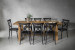 Cavern Durance 8-Seater Dining Set - 2.2m - Matt Black 8-Seater Dining Sets - 2