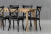 Bradford Durance 6-Seater Dining Set - 1.8m - Matt Black 6-Seater Dining Sets - 4