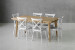 Bradford Durance 6-Seater Dining Set - 1.8m - Matt White 6-Seater Dining Sets - 3