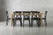 Bradford Durance 8-Seater Dining Set - 2.1m - Matt Black 8-Seater Dining Sets - 1