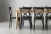 Bradford Durance 8-Seater Dining Set - 2.1m - Matt Black 8-Seater Dining Sets - 4