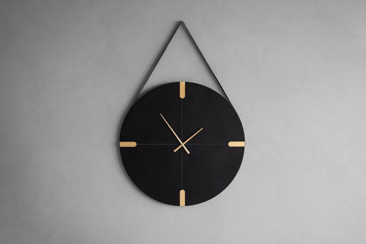 Lorcan Hanging Wall Clock - Black Clocks - 1