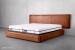 Slumberflex Matlock Grand Adjustable Bed - King XL - Burnt Tan King Extra Length Beds - 3