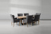 Bordeaux Emma 6-Seater Dining Set - 2.4m - Everest Titanium All Dining Sets - 2