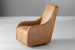 Vesper Leather Swivel Armchair - Sahara Armchairs - 3