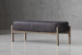 Colmar Leather Bench - Charcoal Benches - 3