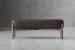 Colmar Leather Bench - Charcoal Benches - 1