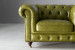 Jefferson Chesterfield Leather Armchair - Vintage Green Armchairs - 6