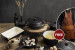 Nouvelle Set + Free Apron | Matte Black | Brown & Tan Nouvelle Cookware Set & Free Apron Sale - 1