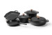 Nouvelle Cast Iron 8 Piece Set - Combo 1 - Matte Black Nouvelle Cast Iron Sets - 2