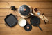 Nouvelle Cast Iron 6 Piece Set - Combo 4 - Matte Black Nouvelle Cast Iron Sets - 3