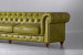 Jefferson Chesterfield 3-Seater Leather Couch - Vintage Green 3 - Seater Couches - 4