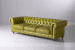 Jefferson Chesterfield 3-Seater Leather Couch - Vintage Green 3 - Seater Couches - 3