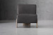 Takara Leather Chair - Charcoal Occasional Chairs - 3