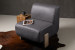 Takara Leather Chair - Charcoal Occasional Chairs - 4