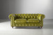 Jefferson Chesterfield 2-Seater Leather Couch - Vintage Green 2 - Seater Couches - 1