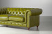 Jefferson Chesterfield 2-Seater Leather Couch - Vintage Green 2 - Seater Couches - 3