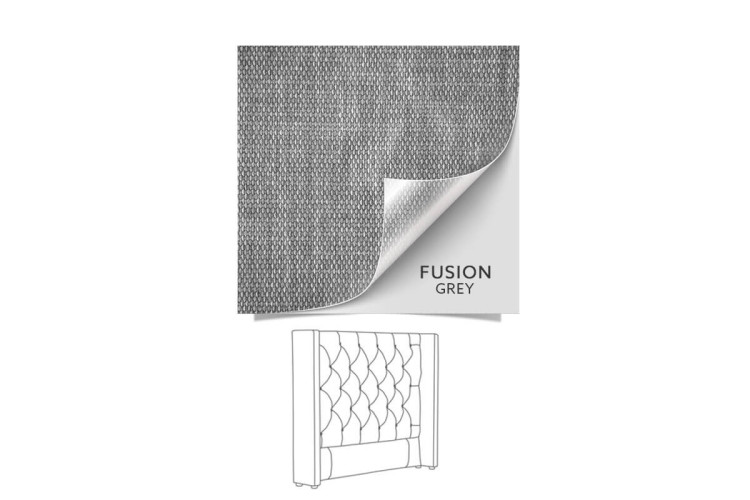 Hailey - Double Headboard -  Fusion Grey Double Headboards - 1