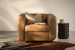 Winslow Leather Swivel Armchair - Sahara Armchairs - 4