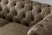 Jefferson Chesterfield 2-Seater Leather Couch - Stone 2 - Seater Couches - 5