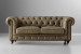 Jefferson Chesterfield 2-Seater Leather Couch - Stone 2 - Seater Couches - 1