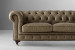 Jefferson Chesterfield 2-Seater Leather Couch - Stone 2 - Seater Couches - 3