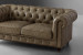 Jefferson Chesterfield 2-Seater Leather Couch - Stone 2 - Seater Couches - 4