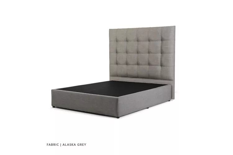 Ariella Bed - Queen - Alaska Grey Queen Size Beds - 1