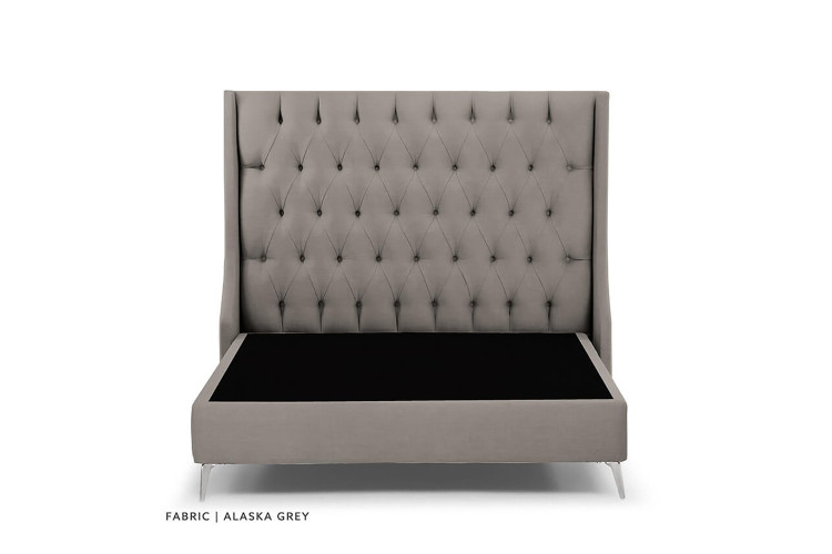 Madison Bed - Queen - Alaska Grey Queen Size Beds - 5