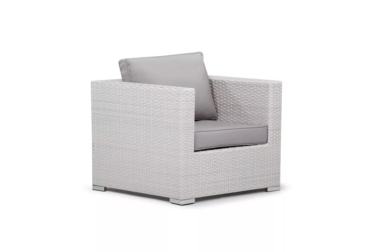 Demo - Montae Patio Set- one Seater Only - White Demo Clearance - 1