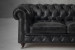 Jefferson Chesterfield 2-Seater Leather Couch - Distressed Black 2 - Seater Couches - 6