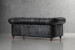 Jefferson Chesterfield 2-Seater Leather Couch - Distressed Black 2 - Seater Couches - 7