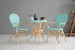 Vella Bistro Table - Light Teal & White Dining Tables - 2