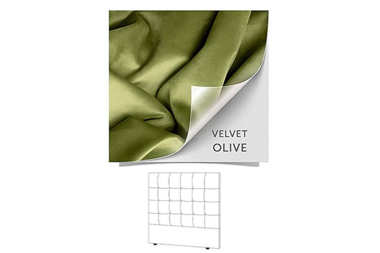 Ariella Headboard - Queen - Velvet Olive Headboards - 1