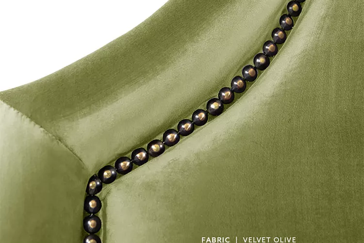 Rachel Headboard - King - Velvet Olive King Headboards - 1