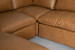 Bexley Leather Modular - Corner Couch Set with Ottoman - Sahara Modular Couches - 7